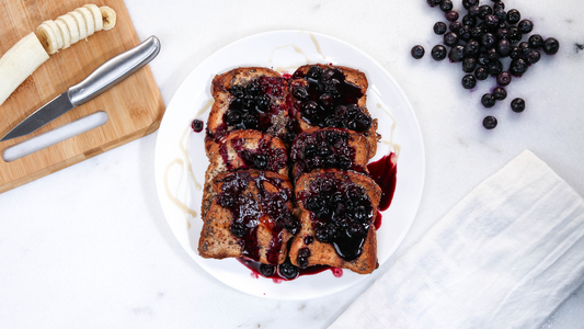 French Toast with Berry Chia Sauce