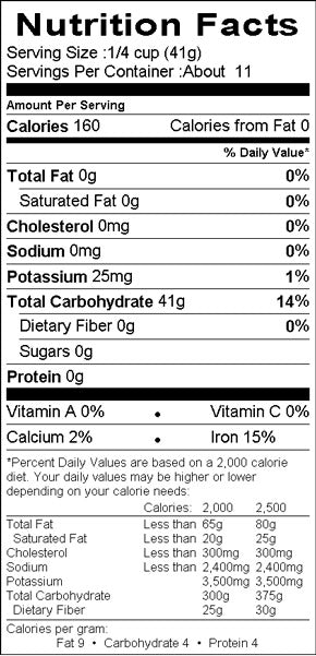 Ener-G Pure Potato Starch Flour