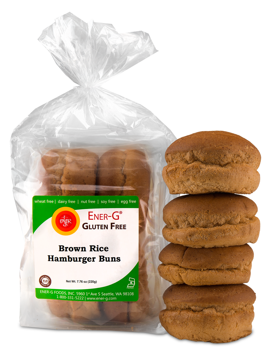 Ener-G Brown Rice Hamburger Buns