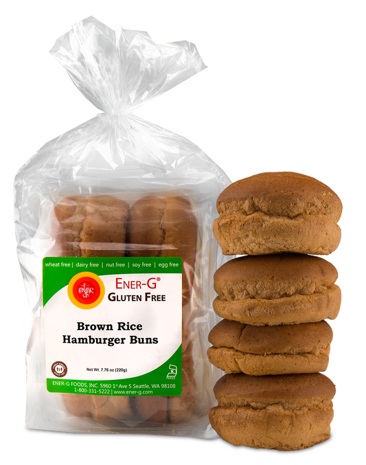 Ener-G Brown Rice Hamburger Buns