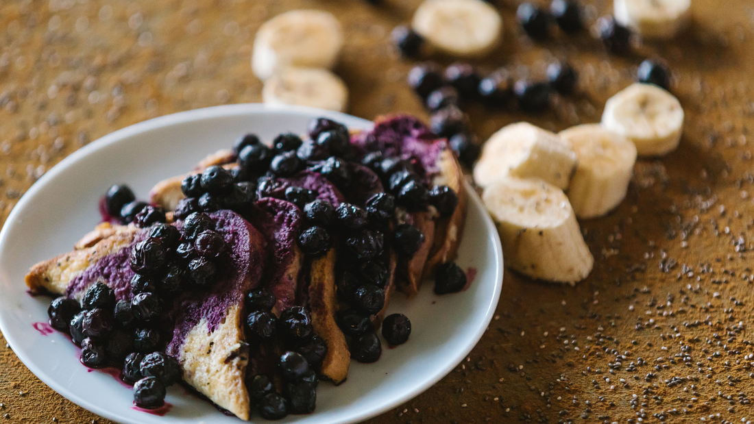 Vegan Wild Blueberry French Toast