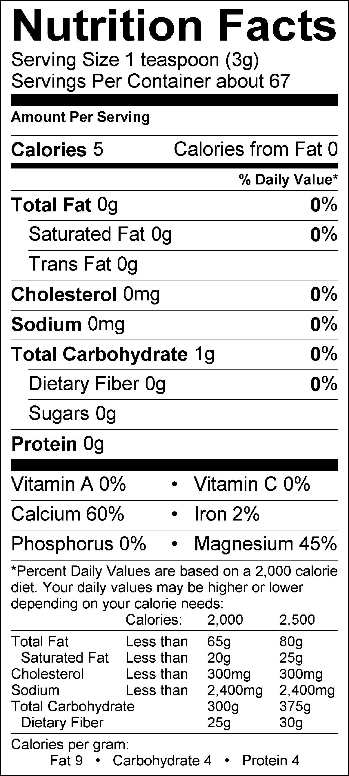 Ener-G Baking Powder Substitute