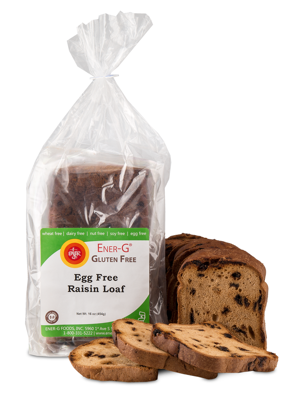 Ener-G Egg-Free Raisin Loaf