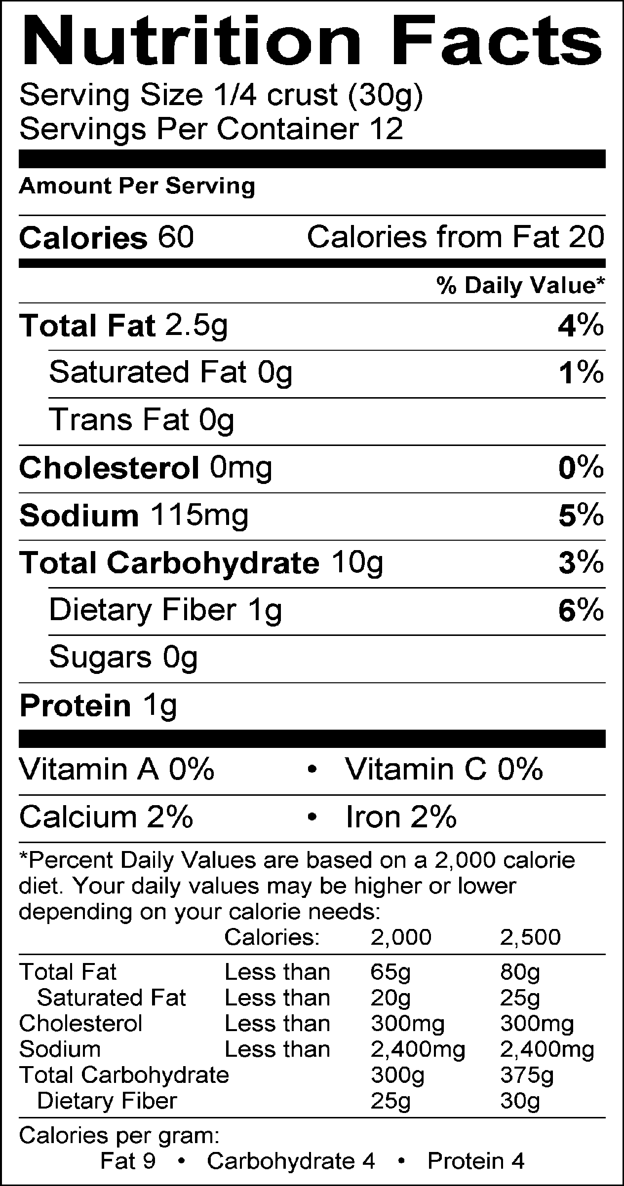 Ener-G Yeast-Free Pizza Shells 6"